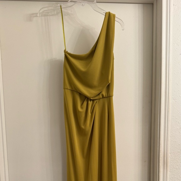 BCBGMaxAzria Chartreuse Maxi Dress - Picture 1 of 4